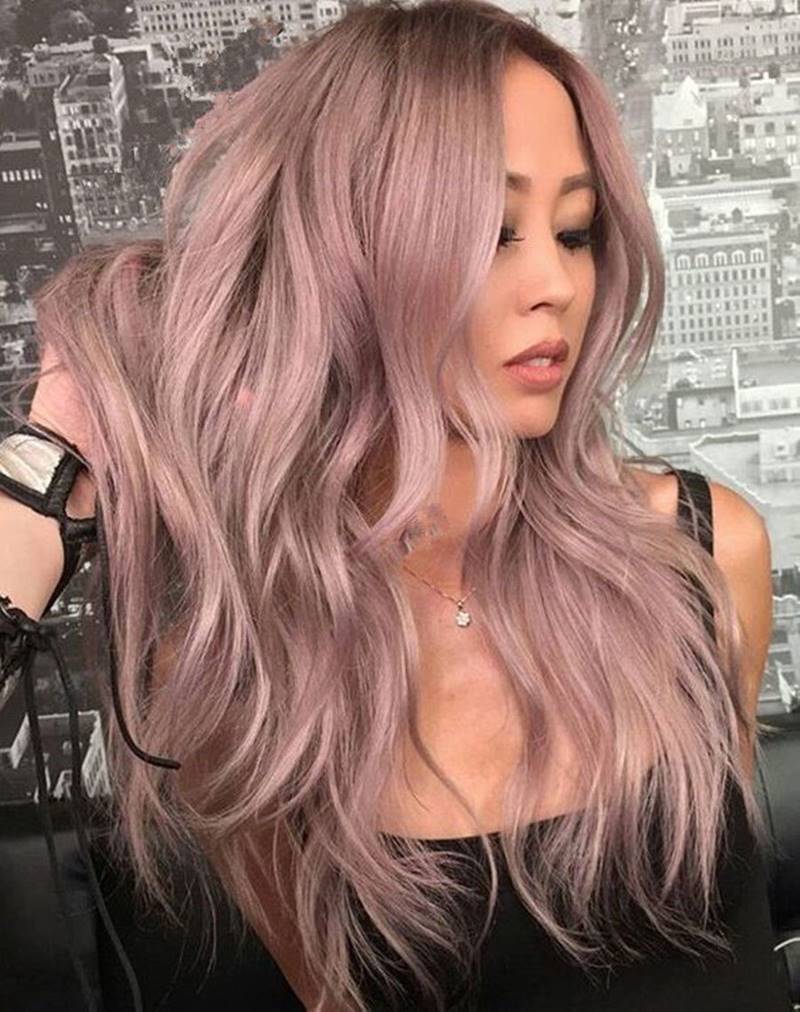 "Ash Pink Hair" ผมสีชมพูประกายหม่นฟรุ้งฟริ้งหวานละมุนเว่อร์ Beauty Hunter