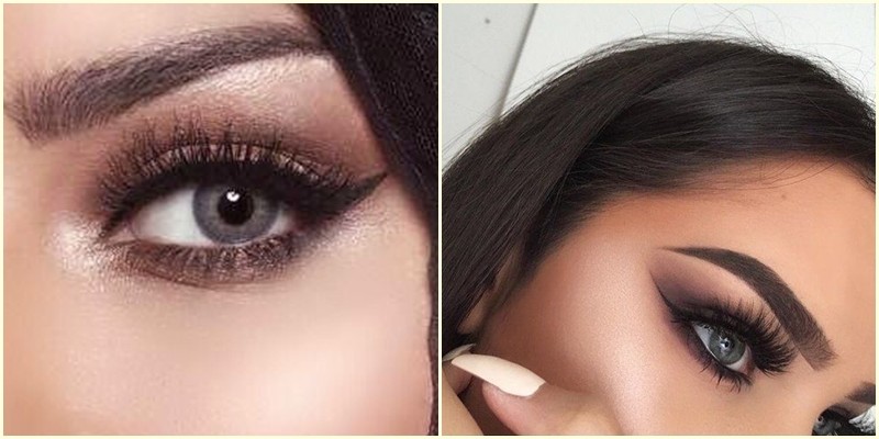 Basic eye look